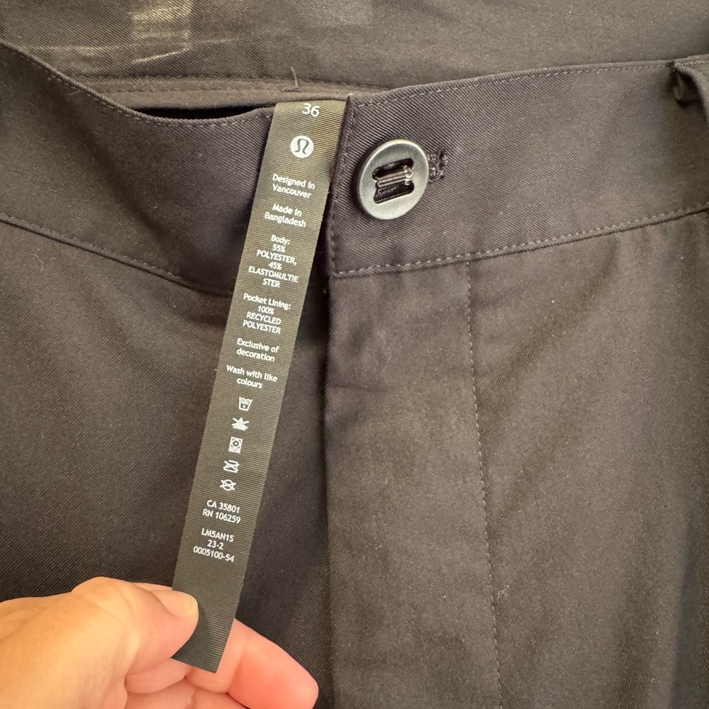 Lululemon Men’s Black Pants - Picture 3 of 6